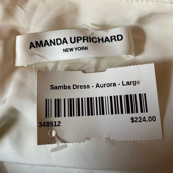 Amanda Uprichard cream sequined halter dress NWT (boutique) - Picture 8 of 10